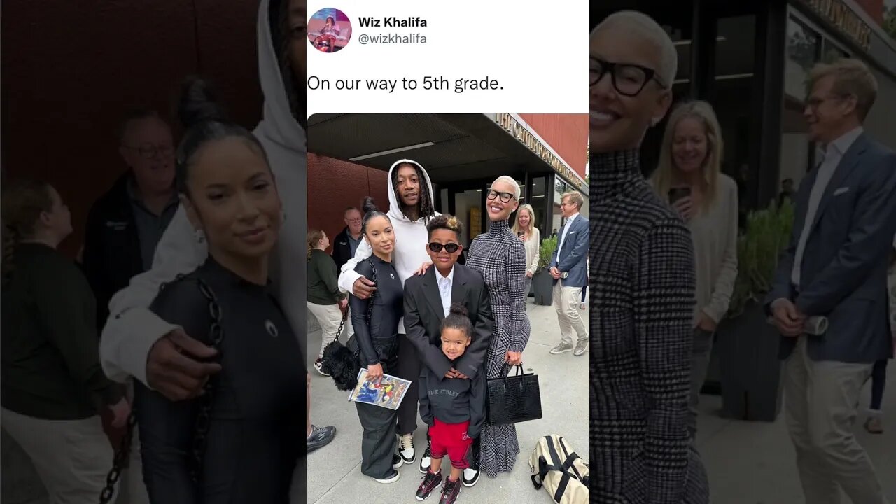 Wiz Kalifa And Amber Rose #wizkhalifa #celebrity #hiphop #rapper #tmz #twitter #shorts 