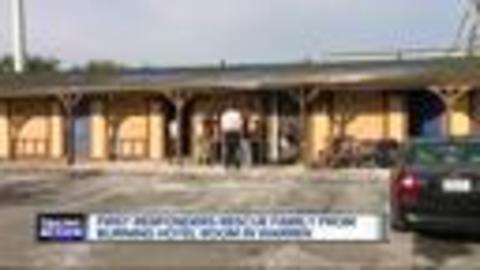Minor injuries reported after fire at metro Detroit motel