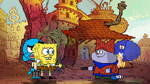 MUGEN - Spongebob & Gumball vs. Chowder & Flapjack - Download