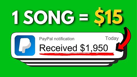 Get Paid $1900 Listening To Songs 🤑 Make Money Online