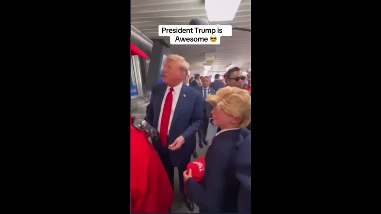 Trump’s Totally Awesome Moment with a Kid Fan