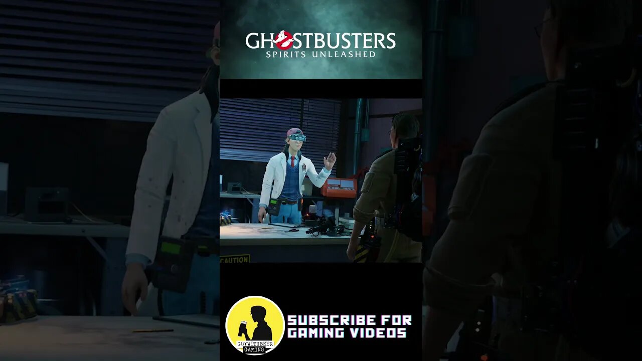 saying "hello" to Eddy, the tech genius #ghostbusters #gameintro #xbox #videogames
