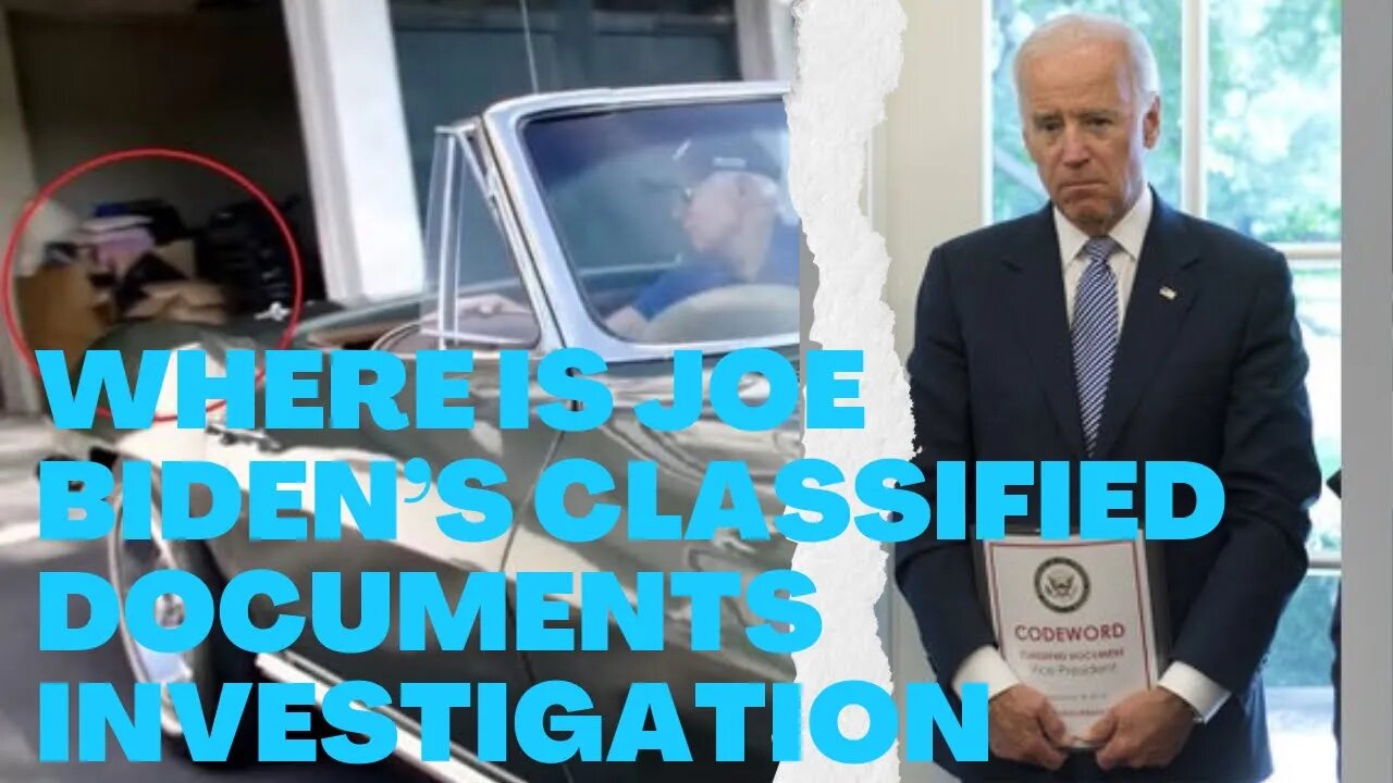 Where is Joe Biden's classified document investigation? Why no leaks? | The Steven Tauriello Show