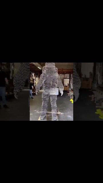 Amazing astronaut sculpture