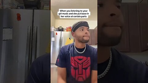 When your girl does this while listing to music… TikTok funny jokes comedy react trending