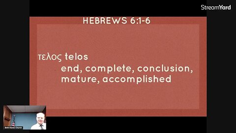 BDS 54 - Question 7: How Do We Explain Hebrews 6:1-6