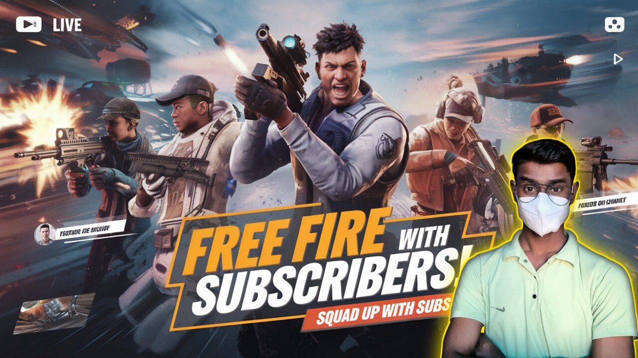 LIVE 🔴 FREEFIRE WITH SUBSCRIBERS 😎 CUSTOM | CLASH SQUAD #freefire #freefirelive #shortslive