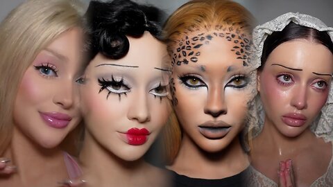Halloween makeup 2024🦇