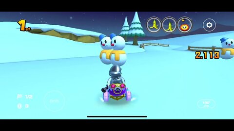 Mario Kart Tour - N64 Frappe Snowland R Gameplay