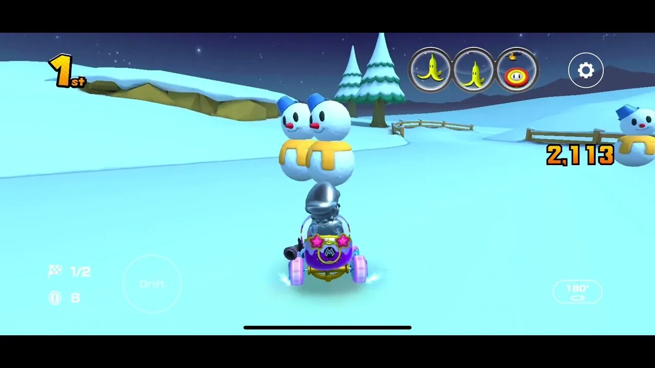 Mario Kart Tour - N64 Frappe Snowland R Gameplay
