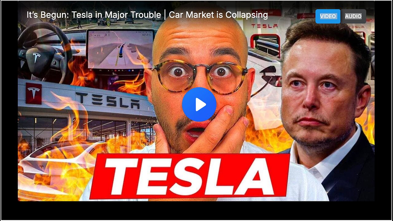 It’s Begun: Tesla in Major Trouble | Car Market is Collapsing
