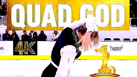 Ilia MALININ🇺🇸🥇Free Skate 2024 ISU Lombardia Trophy 🏆 (ATV.4K)