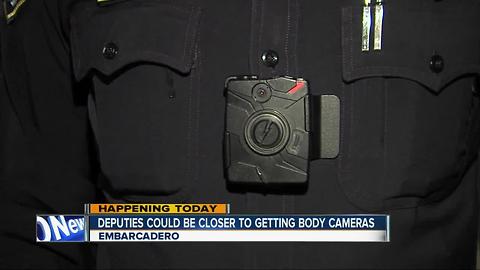 Sheriff's deputies may soon be equipped with body cameras