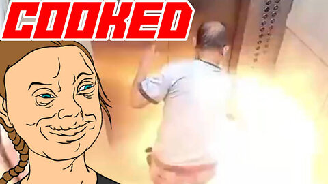 E-Bike Battery Explodes in Elevator & Cooks a Man