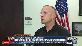 Las Vegas police warning owners of specific Ford vehicles after spike in reported thefts