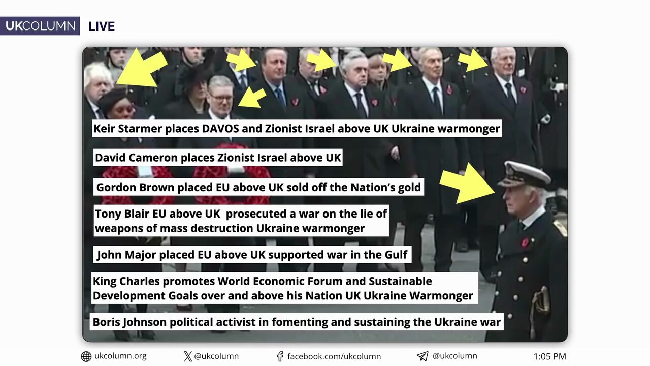Remembrance Ceremony: Warmongers Gather as BBC Celebrates ‘Festival of the Glorious Dead’ - UKColumn