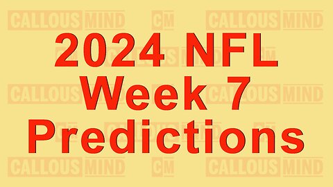 2024 National Football League Week 7 Predictions | week 6 prediction results