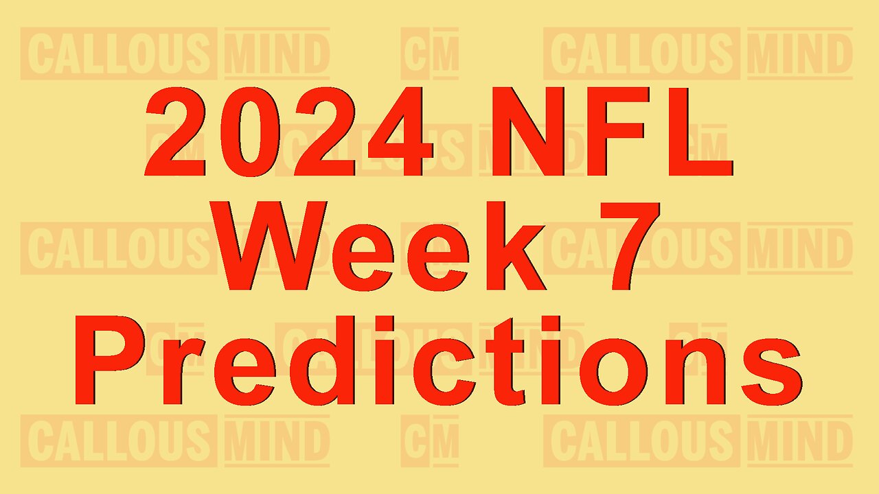 2024 National Football League Week 7 Predictions | week 6 prediction results