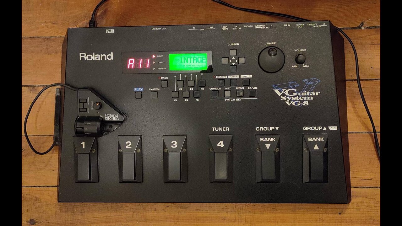Roland Virtual Guitar VG8 Demo