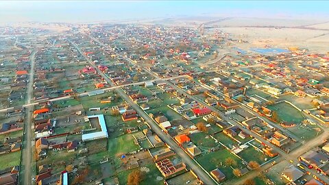 Чечня. Село Бено-юрт С высоты птичьего полет
