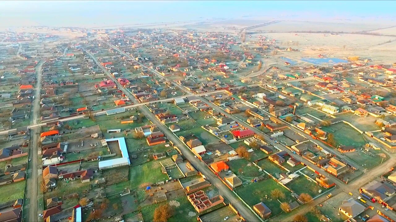 Чечня. Село Бено-юрт С высоты птичьего полет