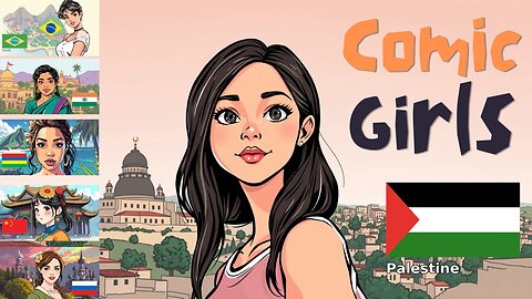 Comic Girls Representing Every Country!