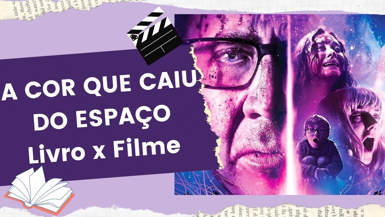 A COR QUE CAIU DO ESPAÇO, de H. P. Lovecraft - LIVRO x FILME 📗 | Biblioteca da Rô