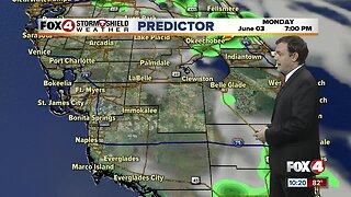 Forecast: Monday will start out with a couple showers and finish with inland storms