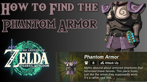 How to Find the Phantom Armor in The Legend of Zelda: Tears of the Kingdom!!! #totk