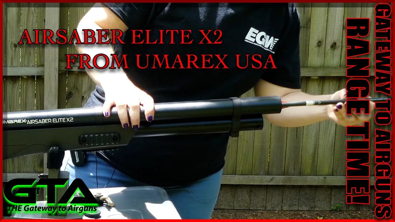 GTA RANGE TIME – Umarex AirSaber Elite X2 - Gateway to Airguns Range Time