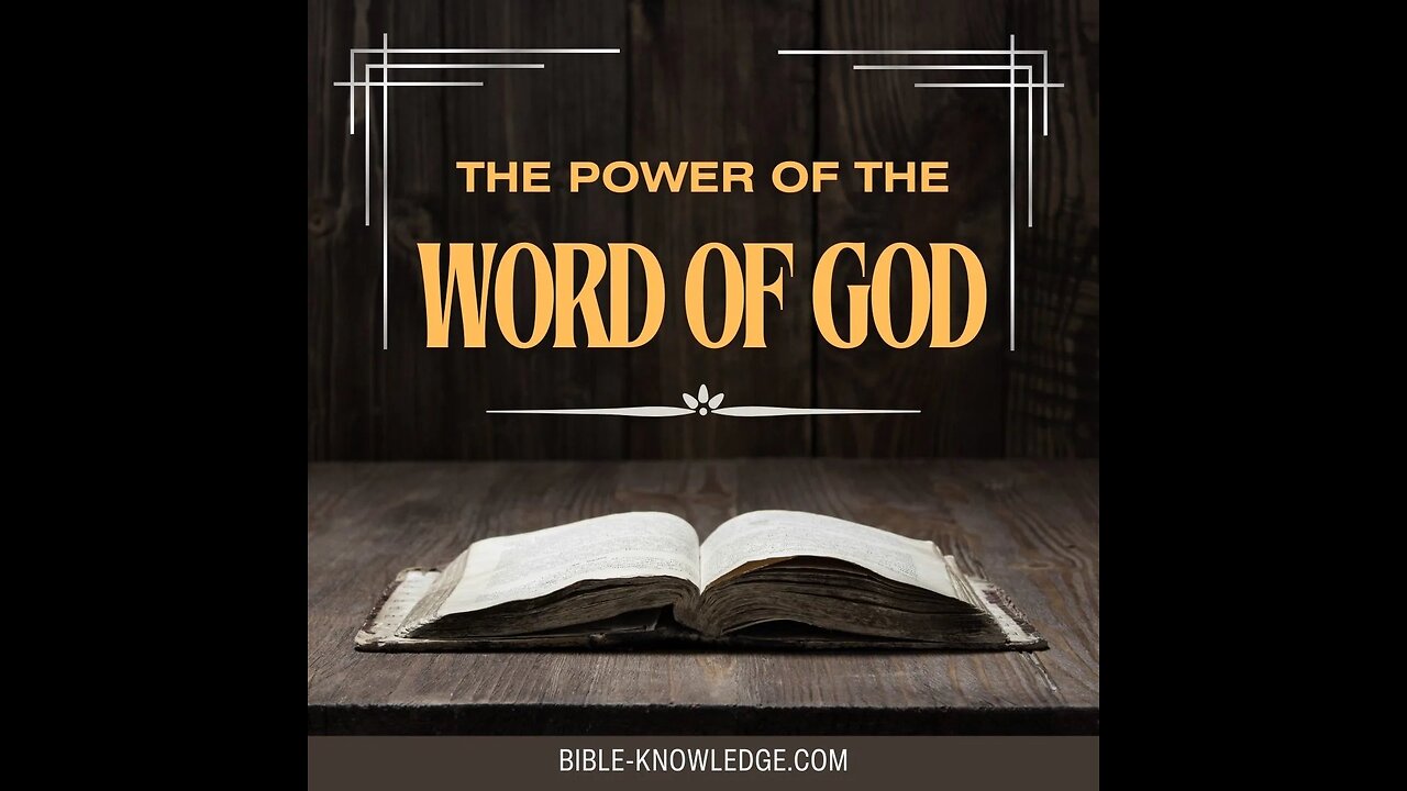 The WORD of GOD