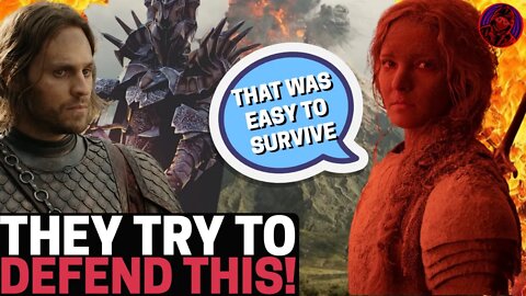 Rings Of Power HIRES Access Media To WRITE ARTICLES DEFENDING INSANE Galadriel VOLCANO SCENE!