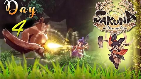 Sakuna: Of Rice and Ruin - Day 4 (with commentary) PS4