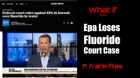 EPA Loses Court Case Fluoride in Drinking Water #wakeup #world #foryouシ