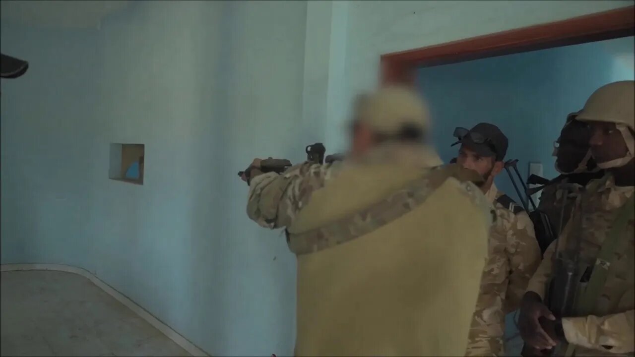 Green Berets Demonstrate and Instruct Close Quarters Battle (CQB) with Mauritanian Sailors