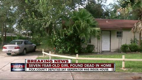 Lakeland girl dies from possible CO poisoning