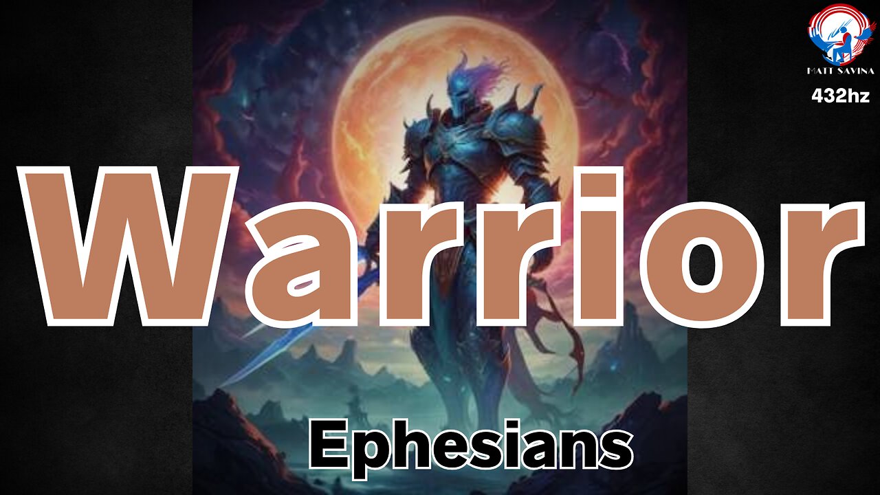 Warrior (432hz) Ephesians 6:10-20 Savina/Suno Lyric Video Contemporary Christian Music