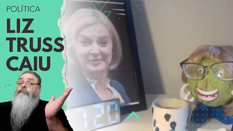 LIZ TRUSS dura menos TEMPO que seu ALFACE e já RENUNCIOU ao CARGO de PRIMEIRA MINISTRA da INGLATERRA