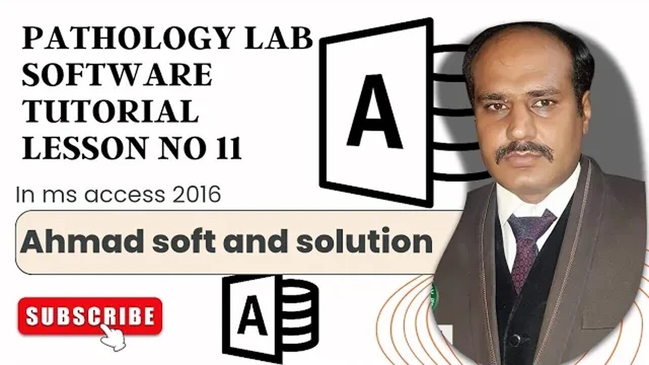 pathology lab software tutorial no11 | Ahmad soft and solution