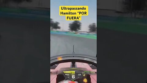 ULTRAPASSANDO HAMILTON POR FUERA 🇸🇦 #automobilismovirtual #f123game #youtubeshorts #shorts