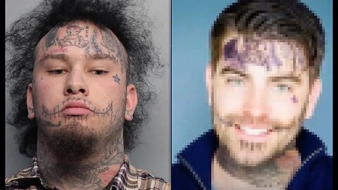 Rapper Stitches Face Tattoos on Michael McCrudden | Photoshop Tattoo Removal