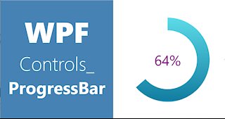 WPF Controls | 19-Circlular, Radial ProgressBar | HD