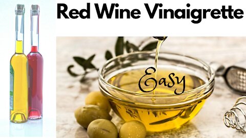 Red wine homemade Vinaigrette, Fresh!