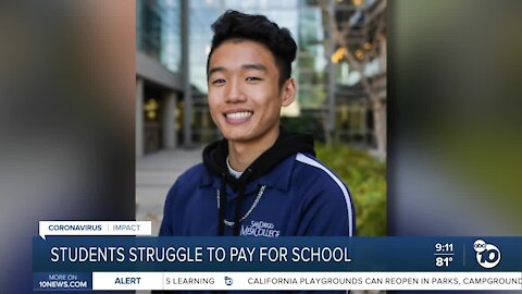 College student finds ways to support family through pandemic