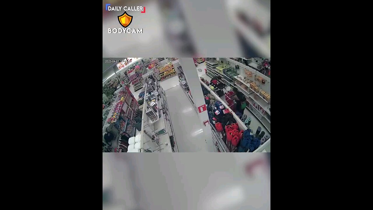 Bodycam: Two thieves caught shoplifting at Target while they have their baby with them.