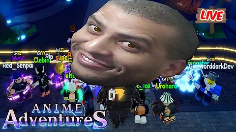👨🏽‍🦲 SABADAÇO NA RESENHA com o CALVAN nos PORTAIS do ANIME ADVENTURES! ⚡️LIVE