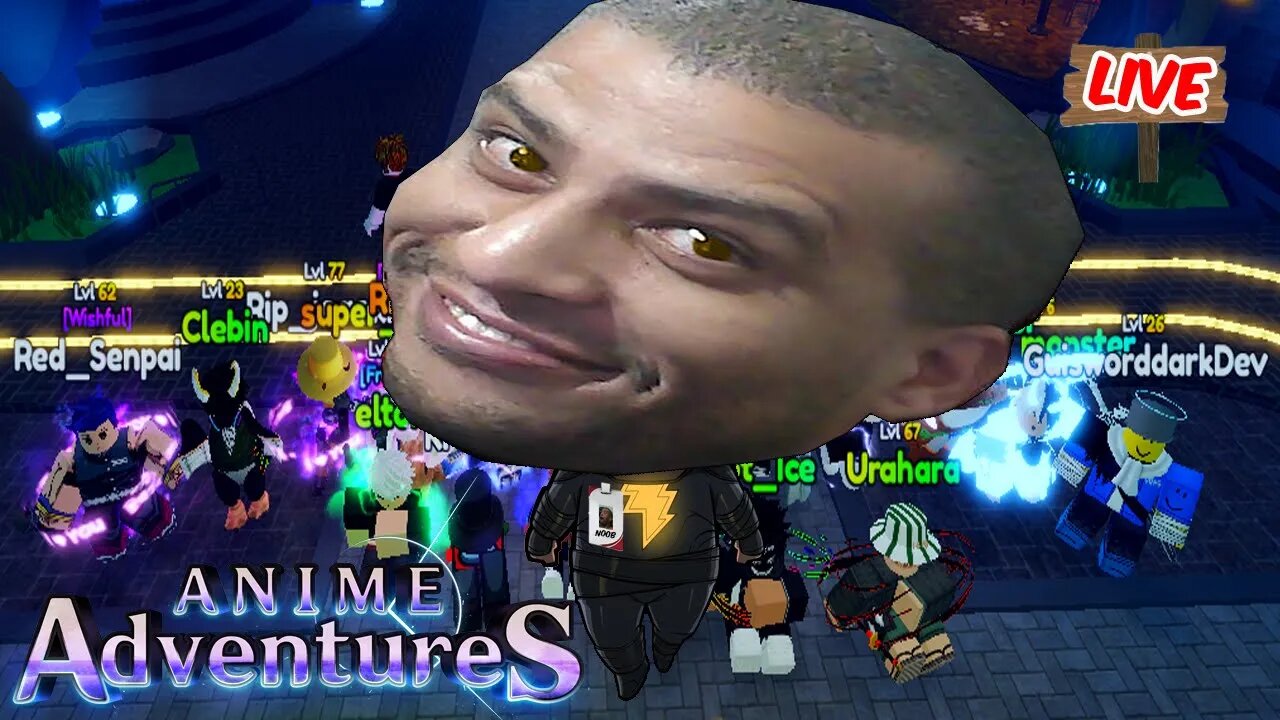 👨🏽🦲 SABADAÇO NA RESENHA com o CALVAN nos PORTAIS do ANIME ADVENTURES! ⚡️LIVE