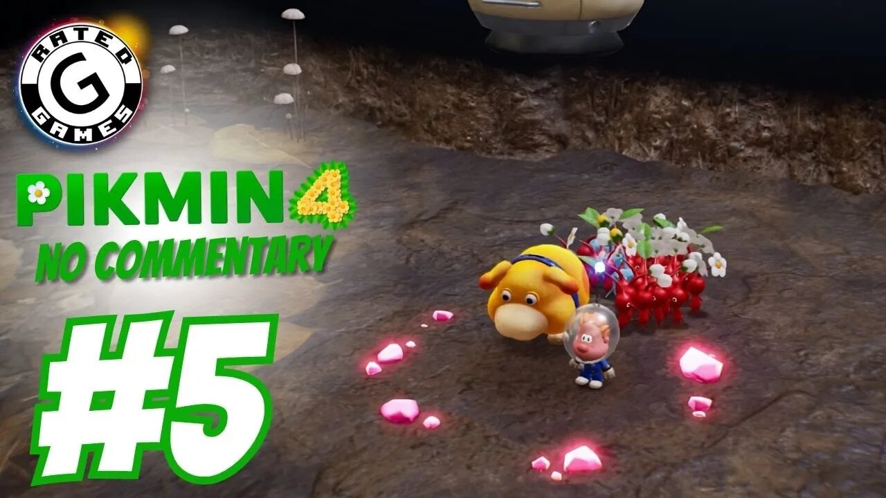 Pikmin 4 No Commentary - Part 5 - Exploration Day 4 and Hectic Hollows