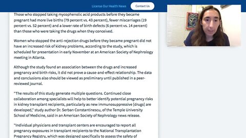 Literature Review: Uterus Transplants, Anti-Rejection Meds, and Cleft Palate