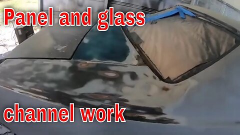 Fixing 1977 Cutlass rear deck rust.